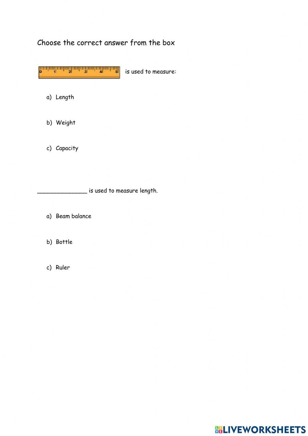 Lesson 6, Worksheet 1