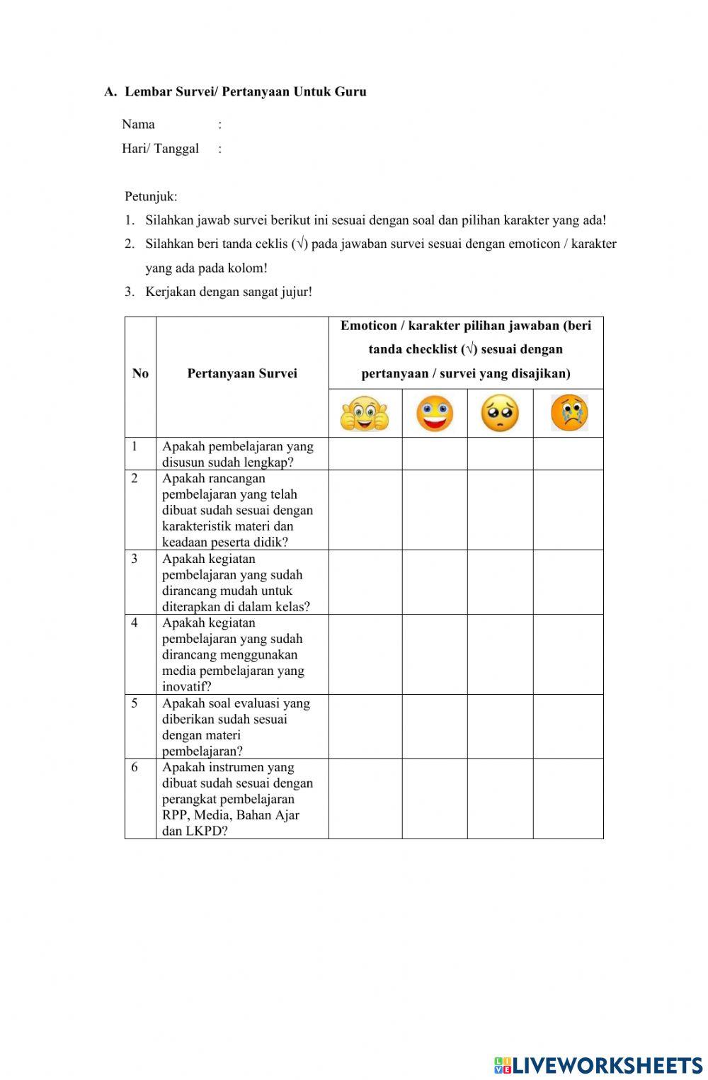 Jurnal refleksi guru