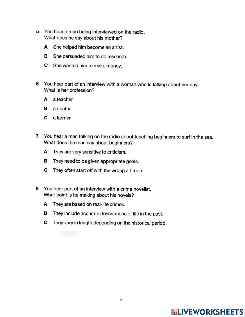 Foreign teacher-S8-Week 20-U6-Vocab 1