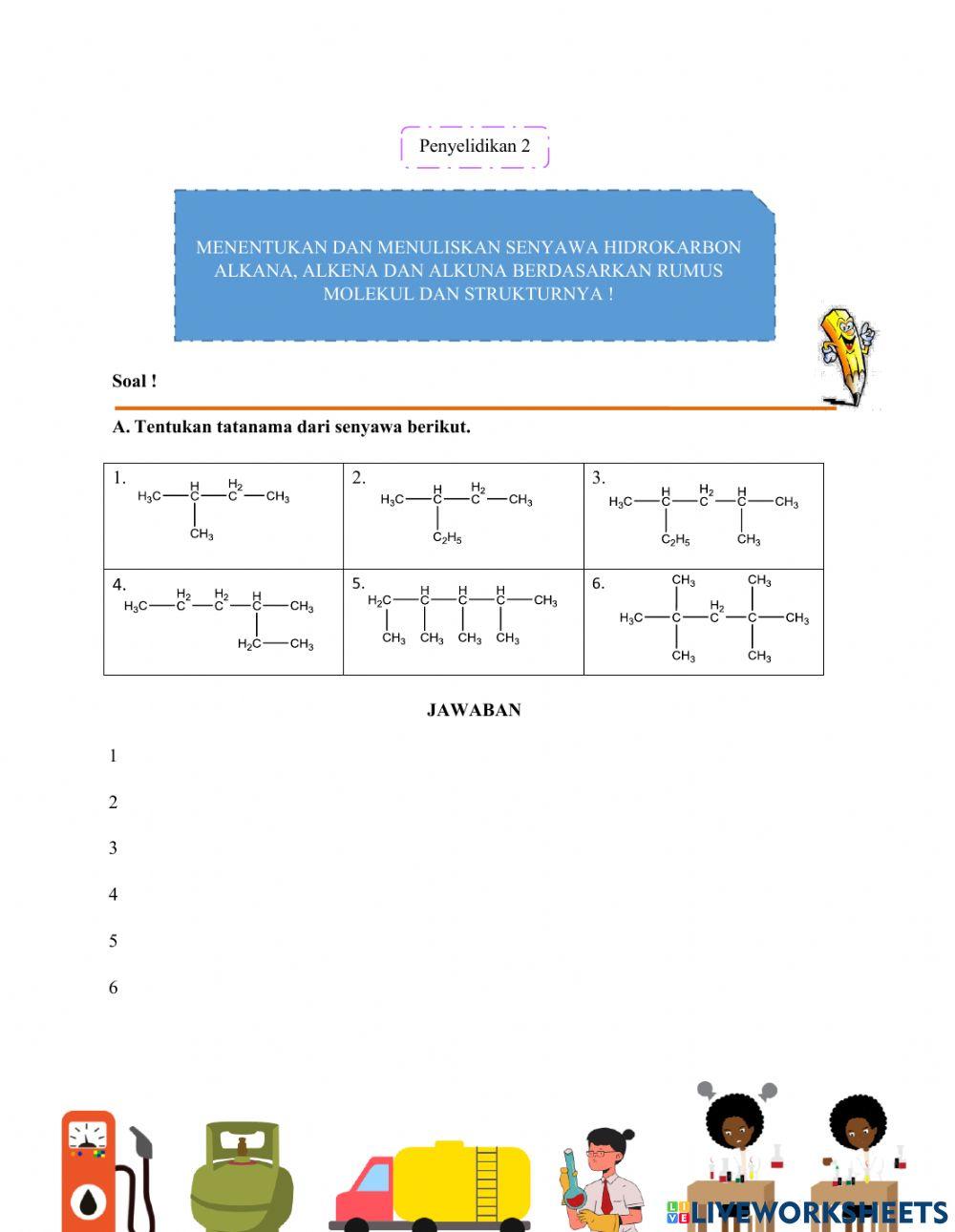 Tatanama senyawa hidrokarbon