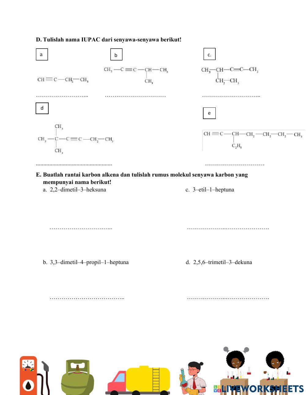Tatanama senyawa hidrokarbon