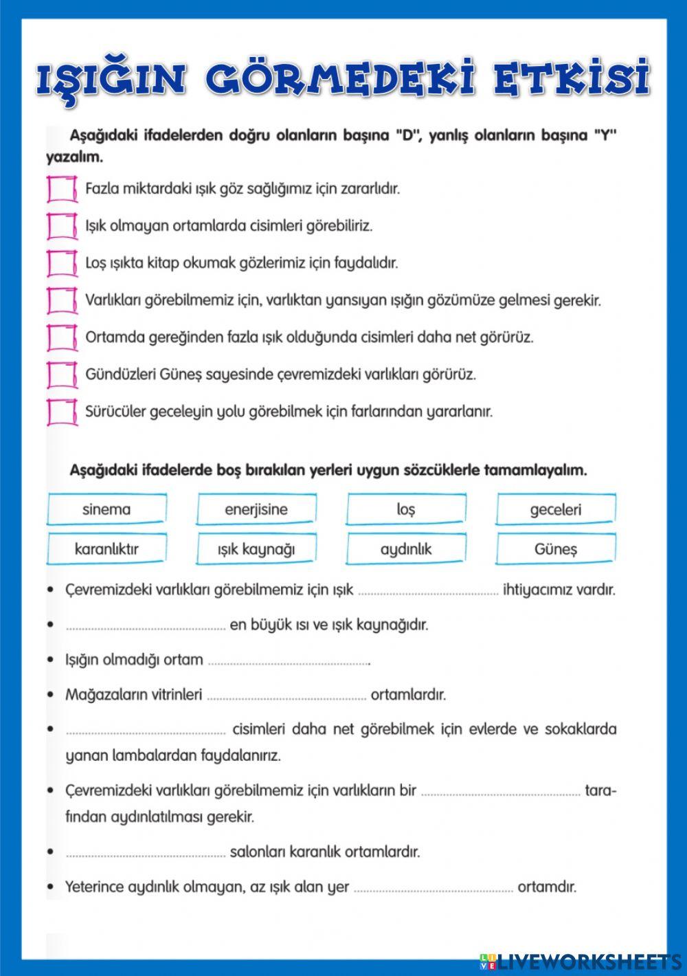 Işığın Görmedeki Etkisi-3