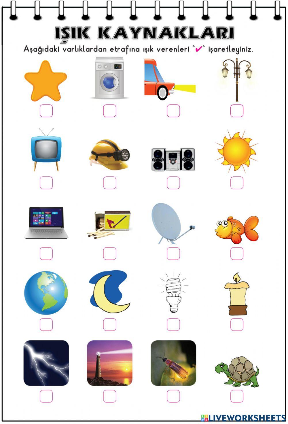 Işık Kaynakları-3