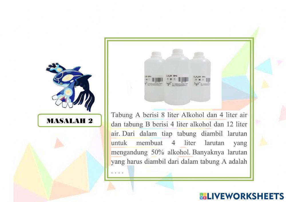 LKPD Gamifikasi Materi SPLDV Kelas 8 Tugas 2