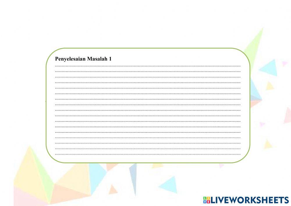 LKPD Gamifikasi Materi SPLDV Kelas 8 Tugas 1