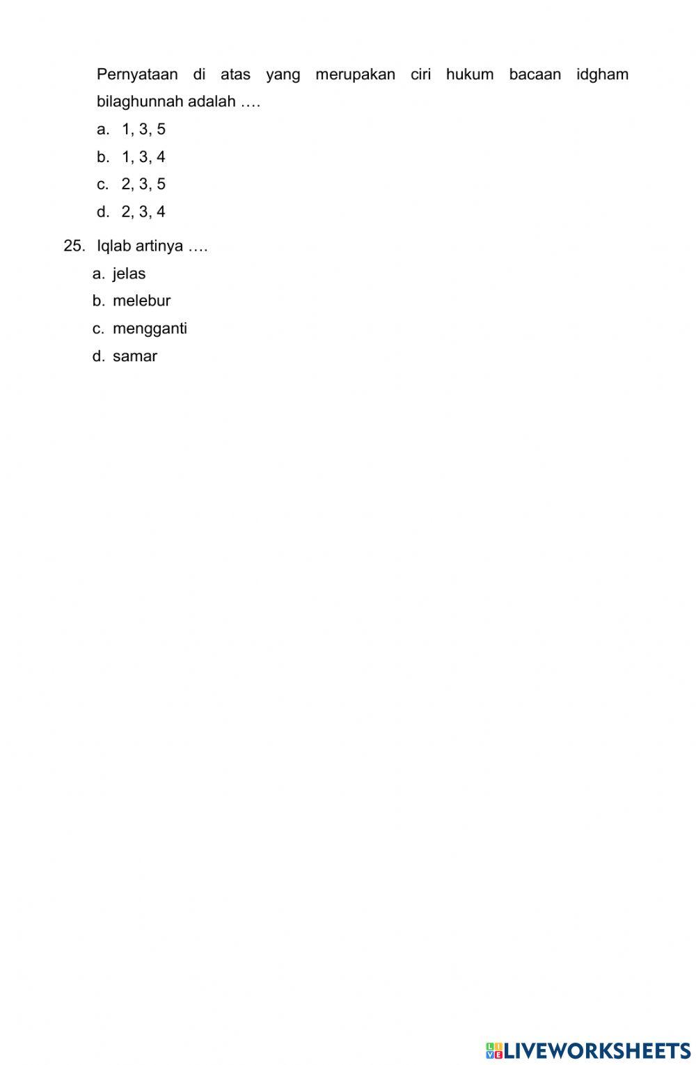 Hukum Bacaan Nun Sukun dan Tanwin (1)