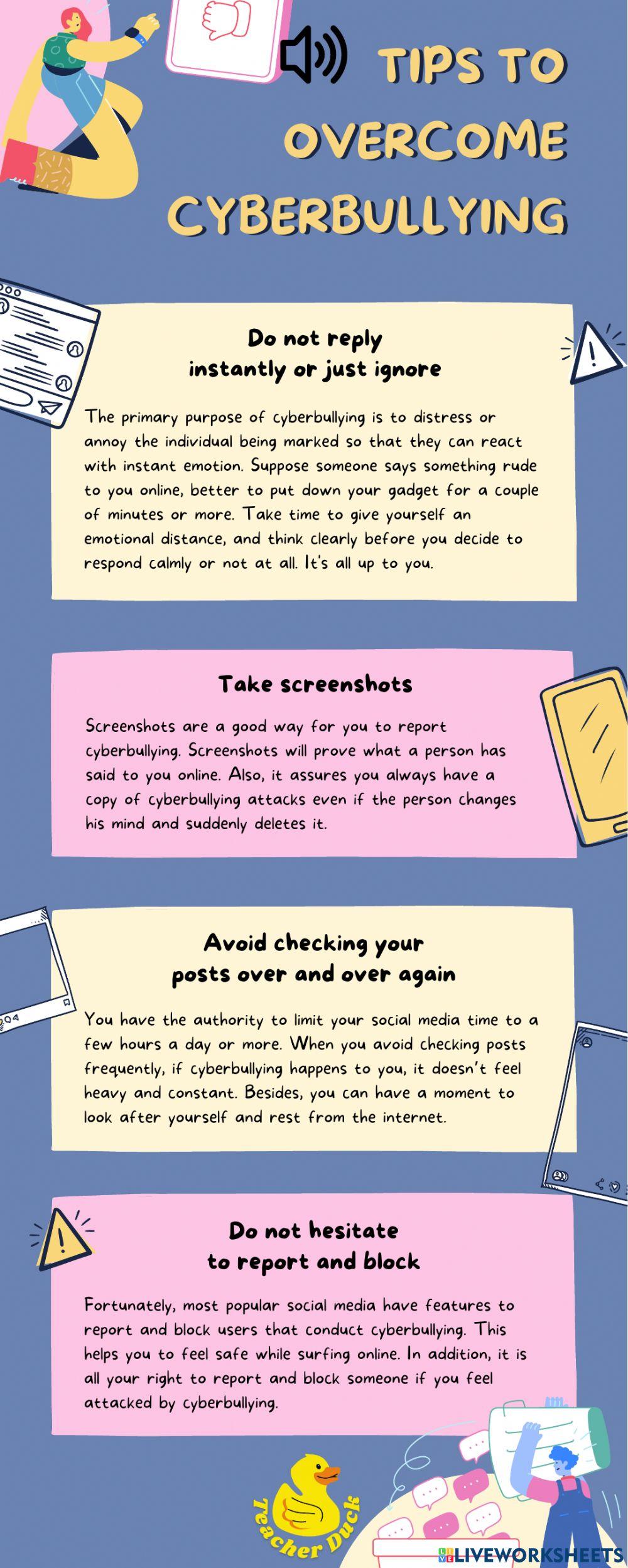 Tips to Overcome Cyberbullying