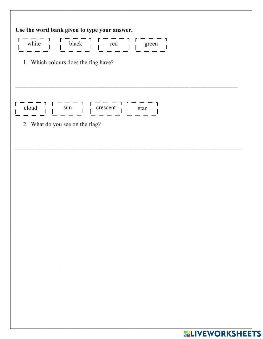 Our Flag online exercise for | Live Worksheets