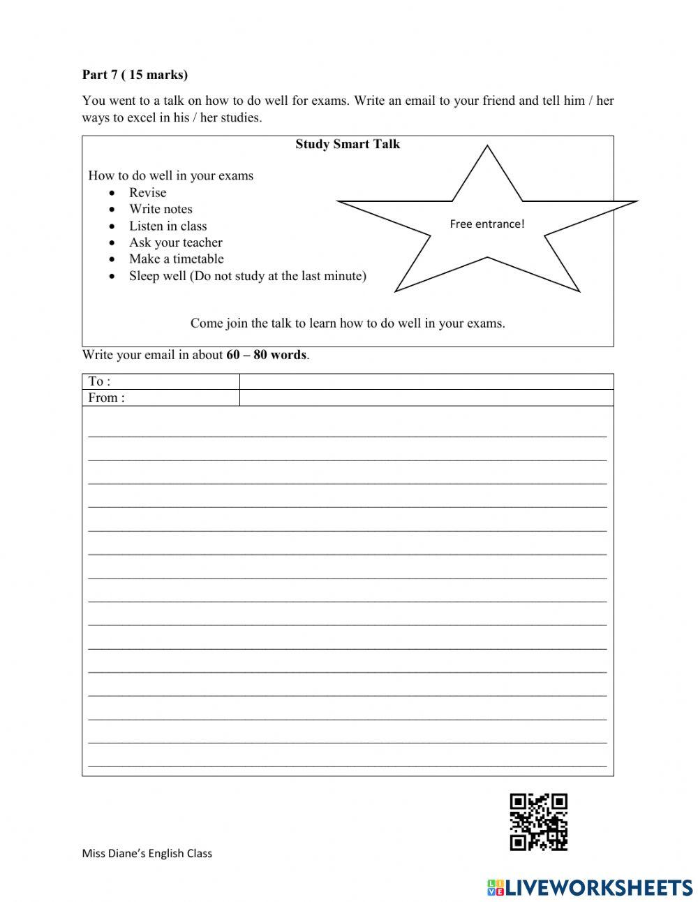 Uasa year 4 ukm set 2 liveworksheets 2262262