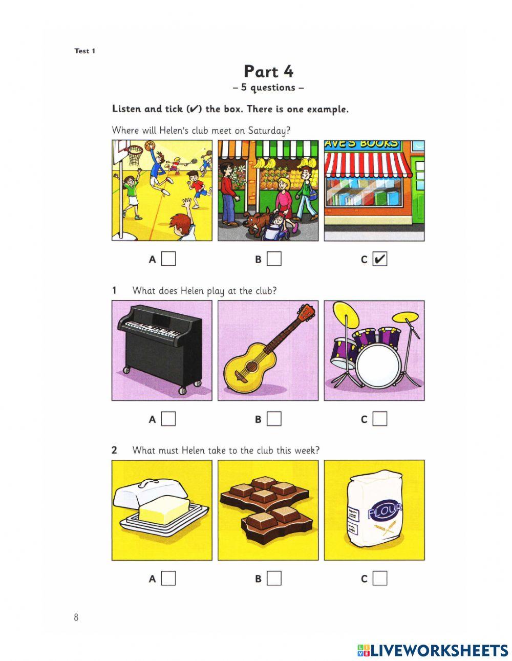 Flyers -  listening 1