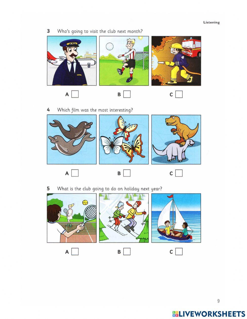 Flyers -  listening 1