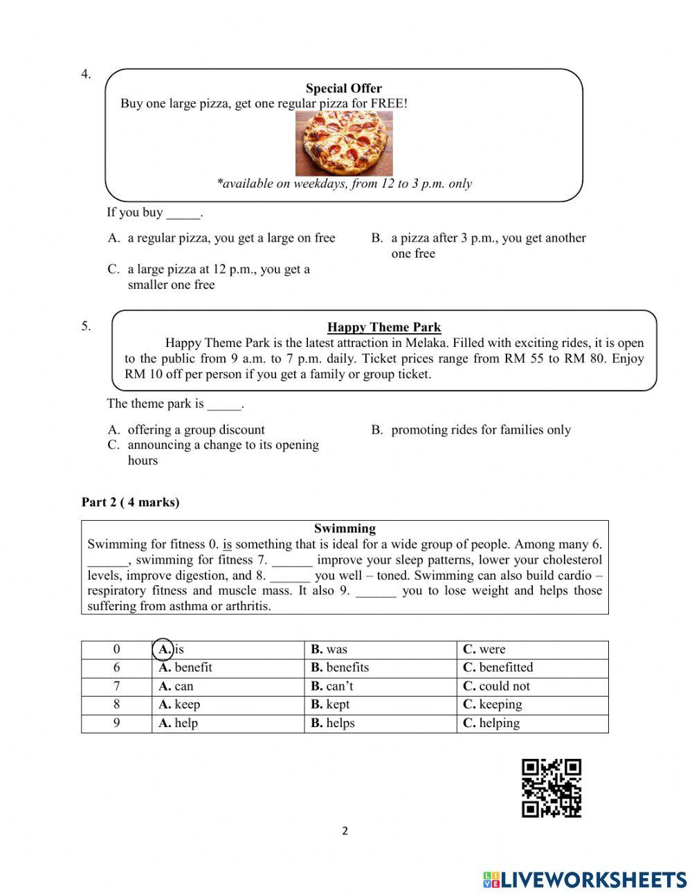 Uasa year 6 ukm set 2