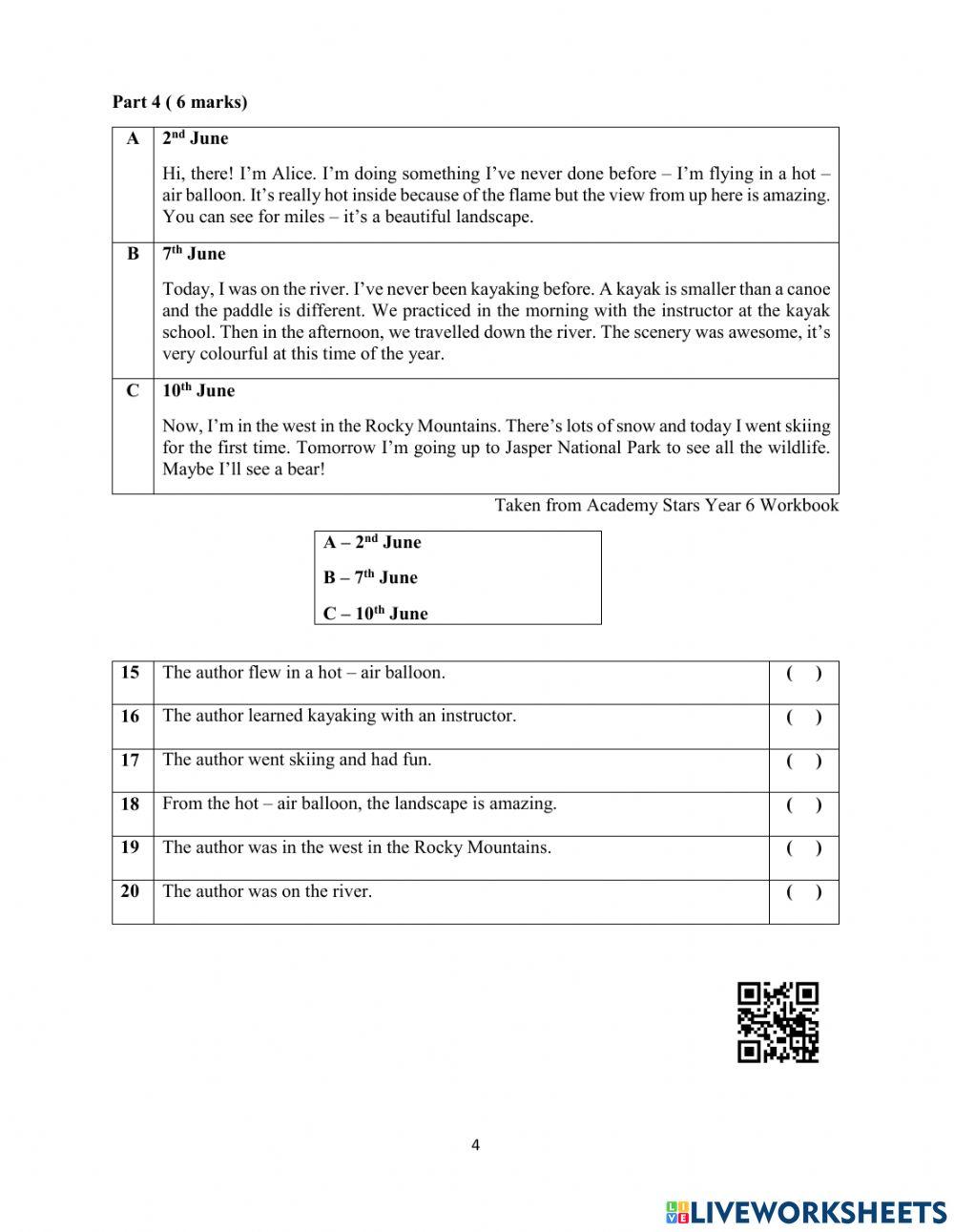 Uasa year 6 ukm set 2