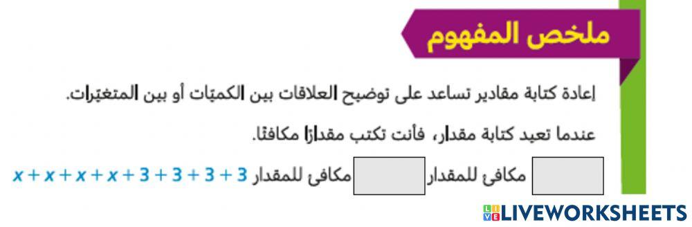 ملخص المفهوم