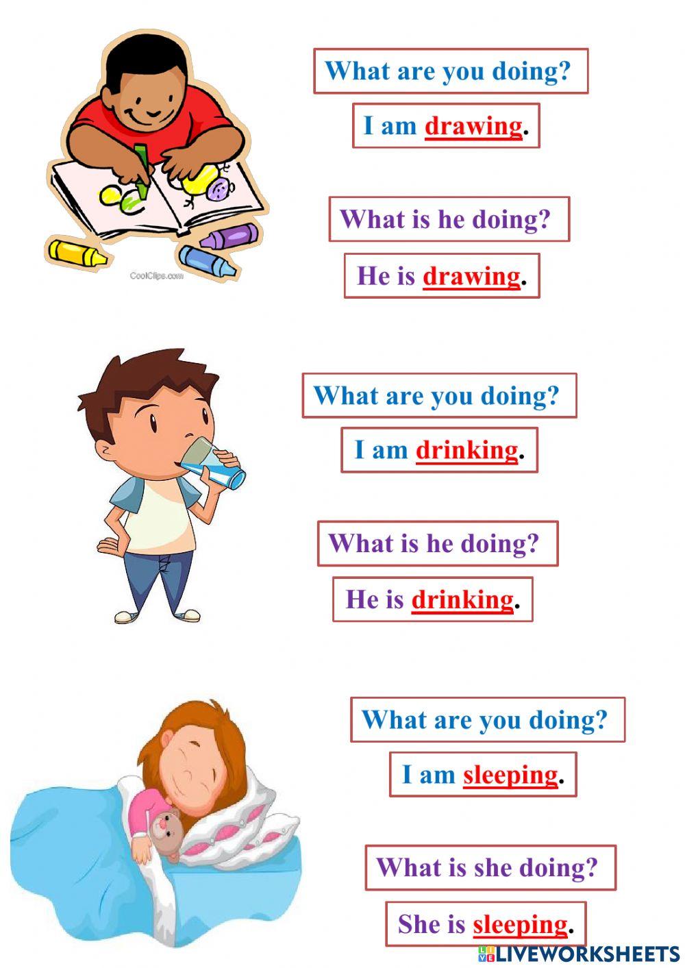 What are you doing? lesson 1