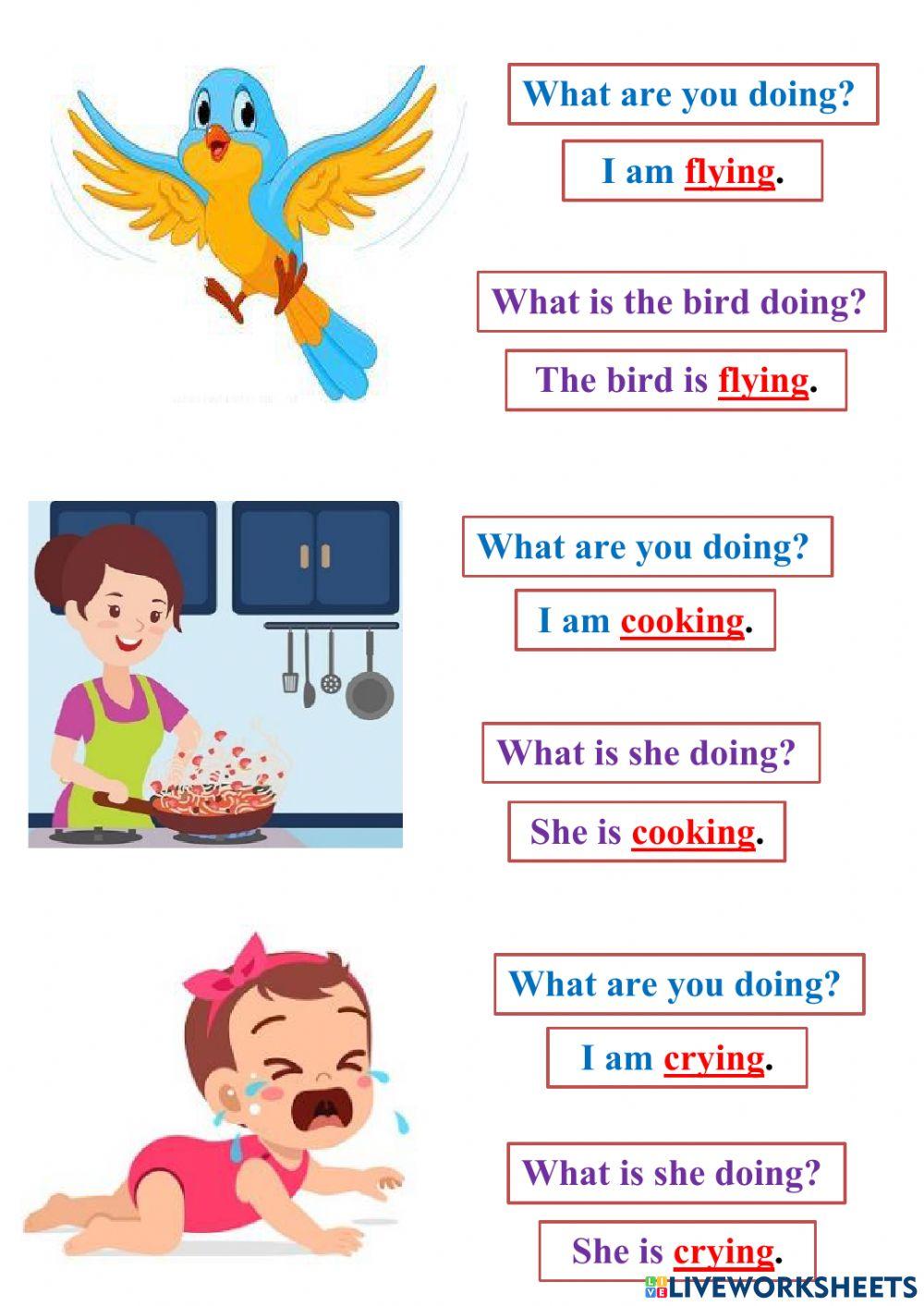 What are you doing? lesson 3