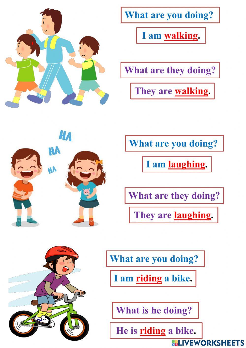 What are you doing? lesson 3