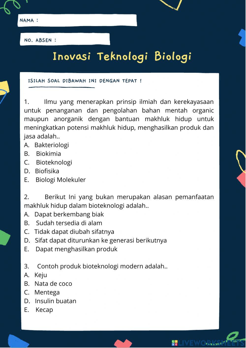 Bioteknologi