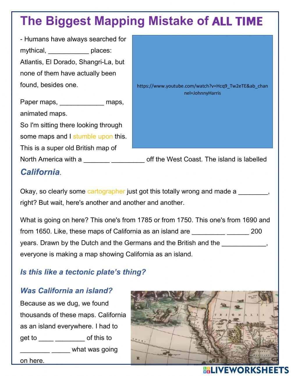 The Biggest Mapping Mistake of All Time The Biggest Mapping Mistake of All Time