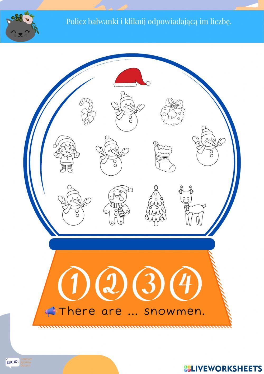 5 little snowman song