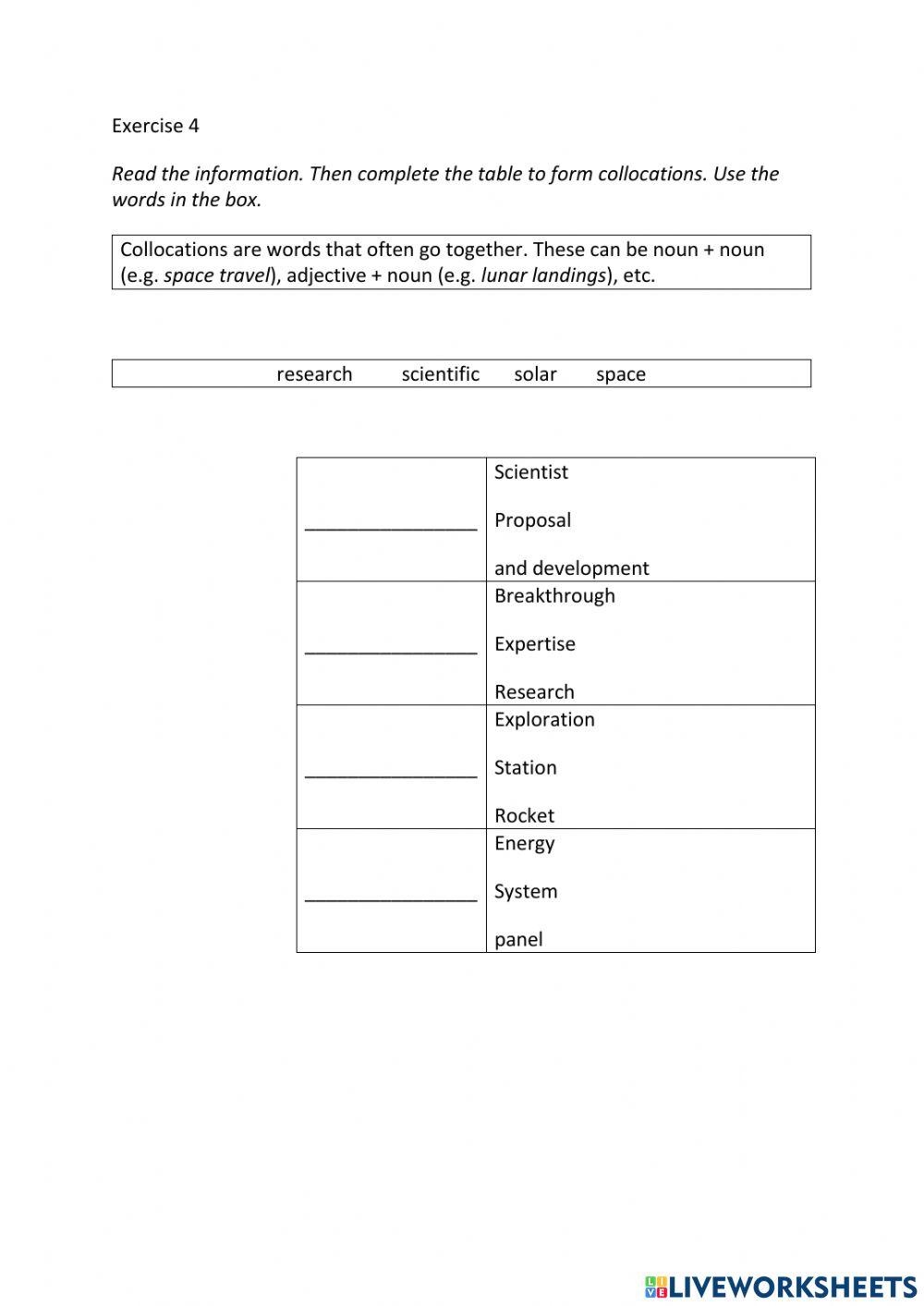 IE3, Unit 6, Reading, Exercise 4