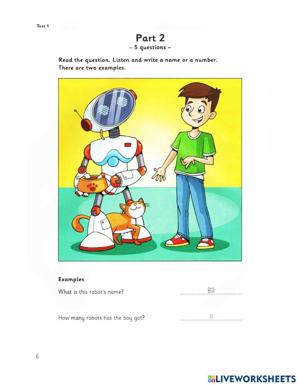 Starters - listening - week 1