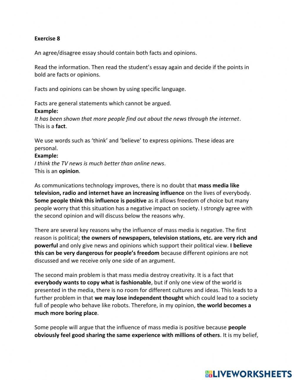 IE2, Unit 6, Writing, Exercise 8