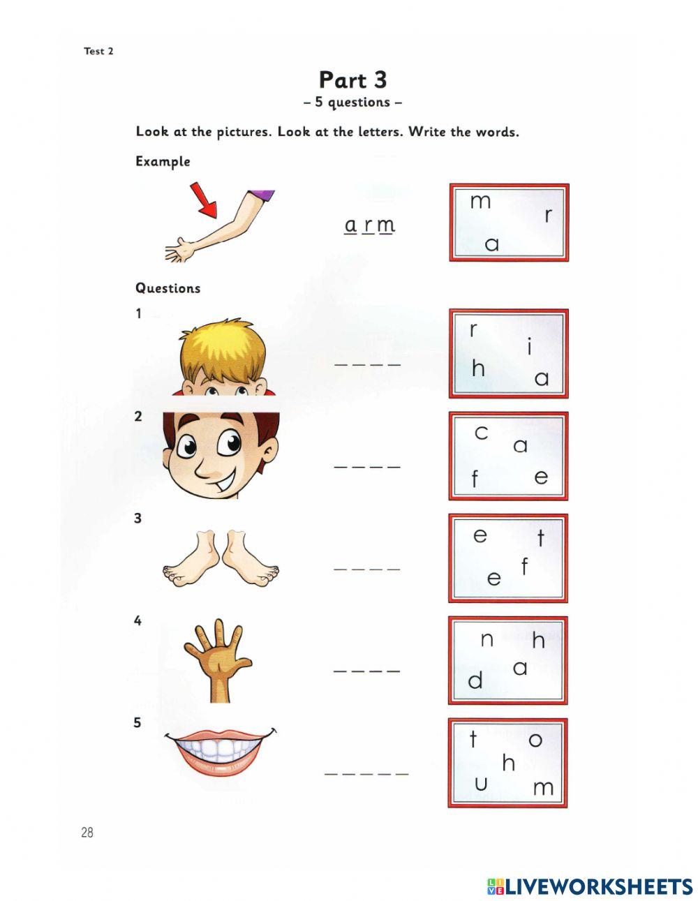 Starters - reading - week 2