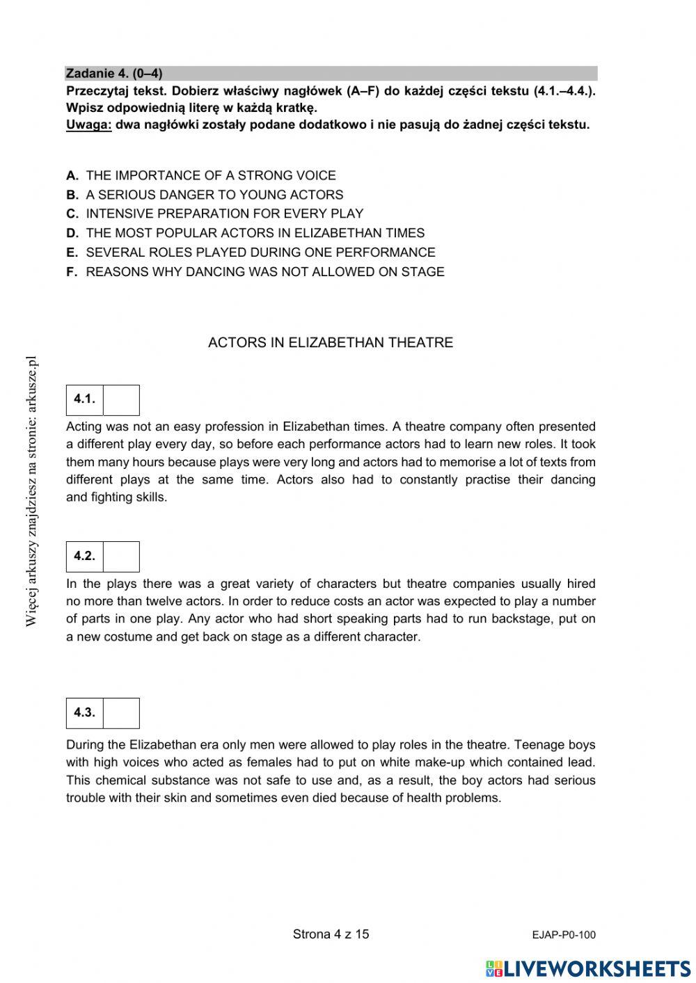 Matura mock exam 2021PP