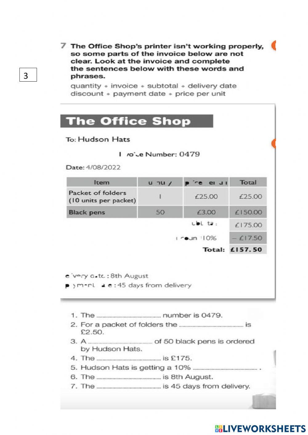 Managing office supplies
