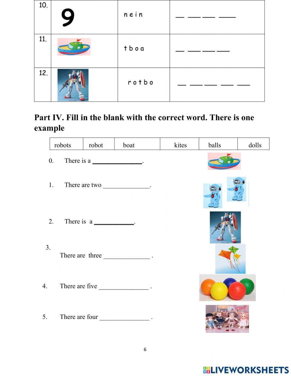 Toys- Unit 7 : Lesson 1+2