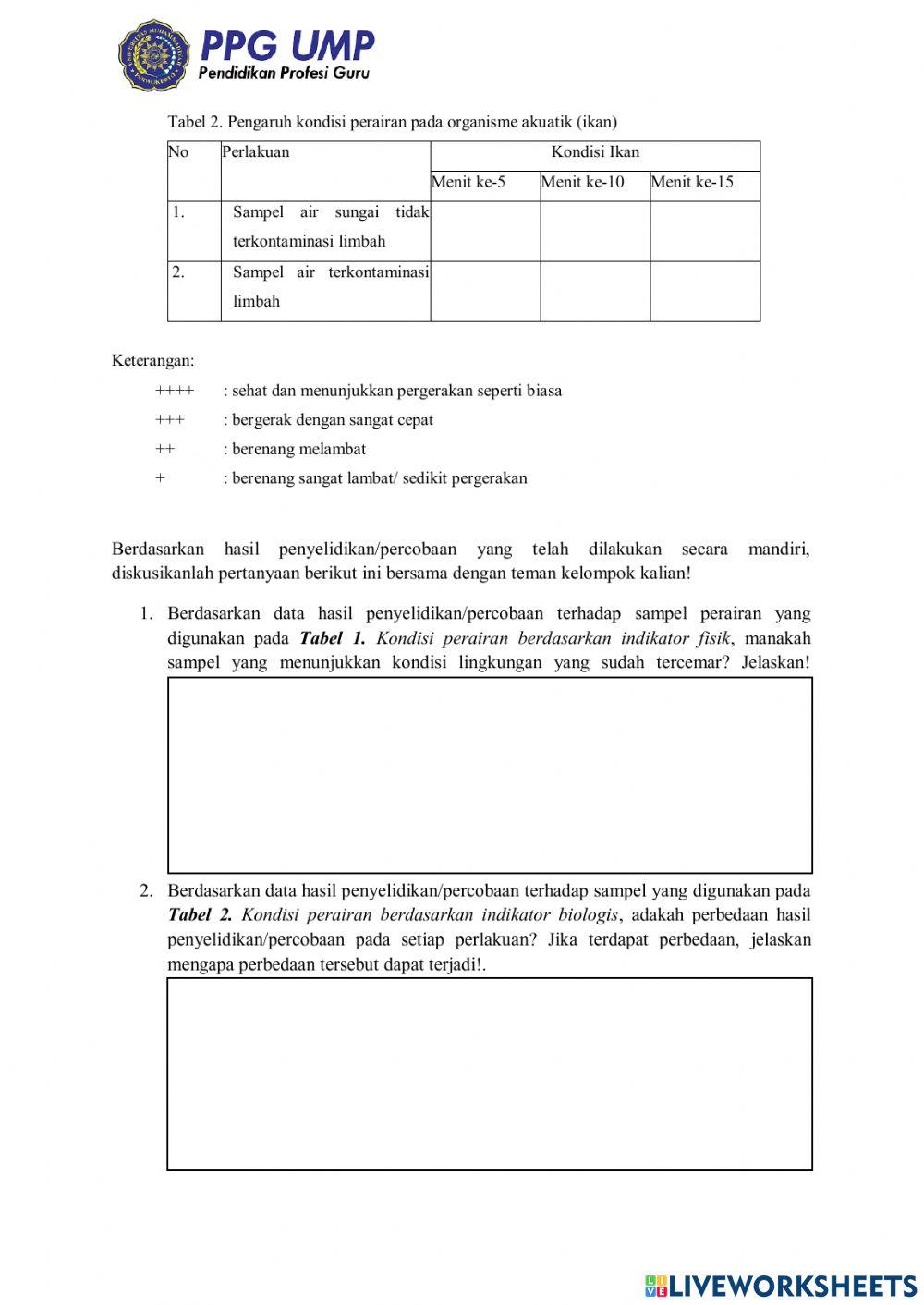 LKPD Pencemaran Lingkungan