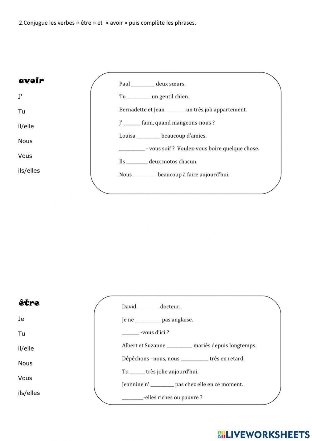 Évaluation présentation
