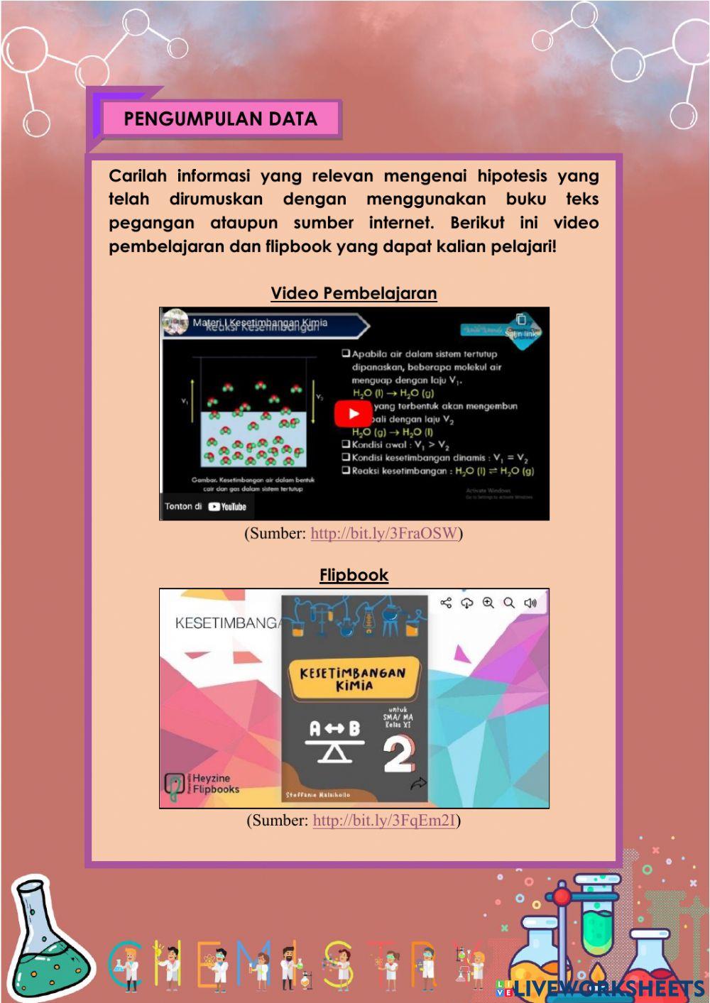 LKPD Kesetimbangan Kimia I