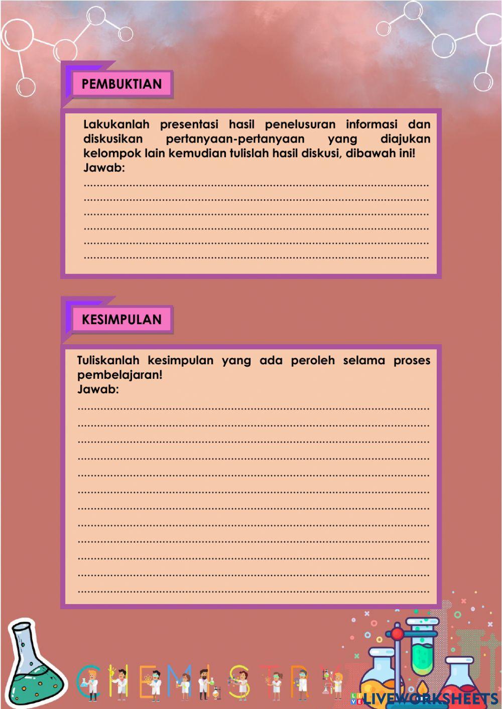 LKPD Kesetimbangan Kimia I