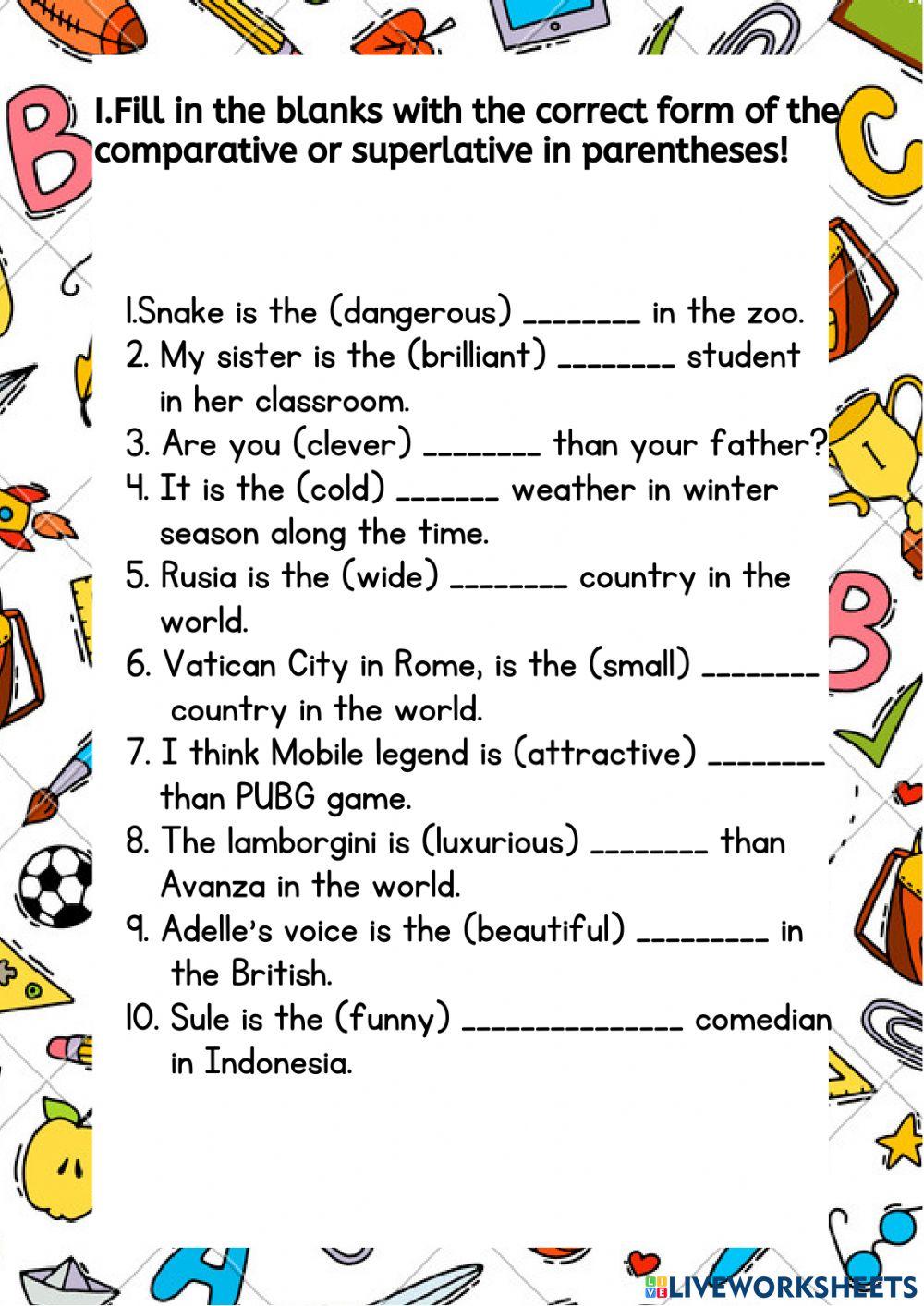 The Degrees of Comparison