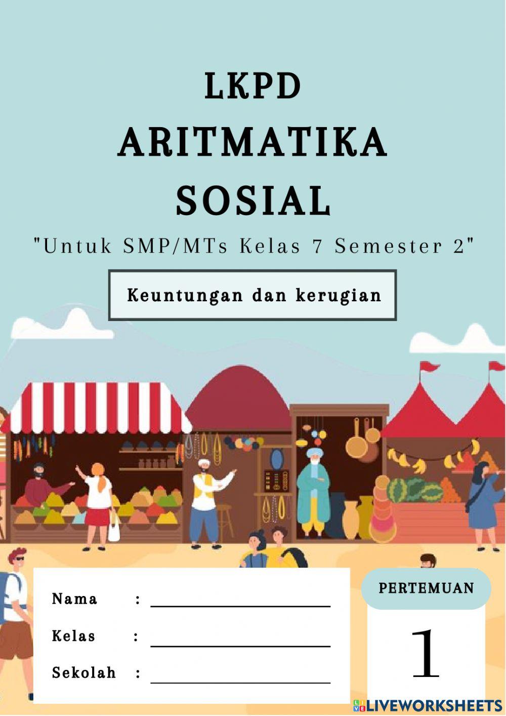 Lkpd aritmatika sosial pertemuan 1