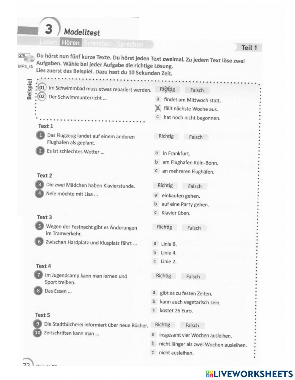 B1 PV Projekt B1 M3T1 hören