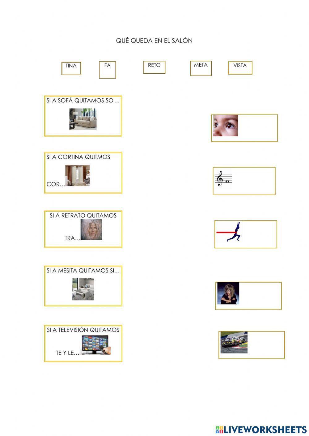 Que queda en el salón