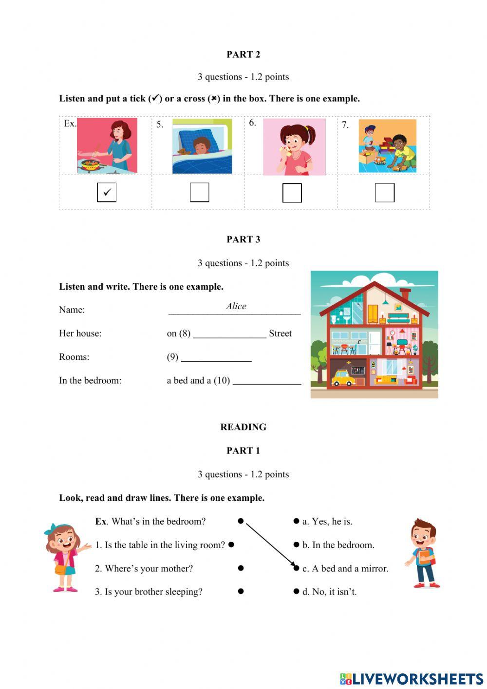TA3 Smart Start-Unit 4 Test