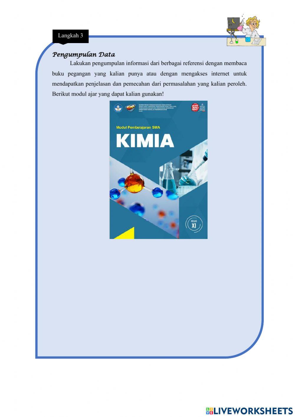 LKPD 4 - Pergeseran Kesetimbangan