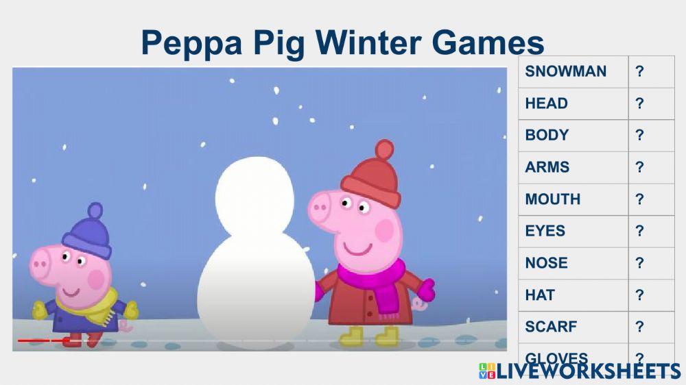 Peppa Snowman