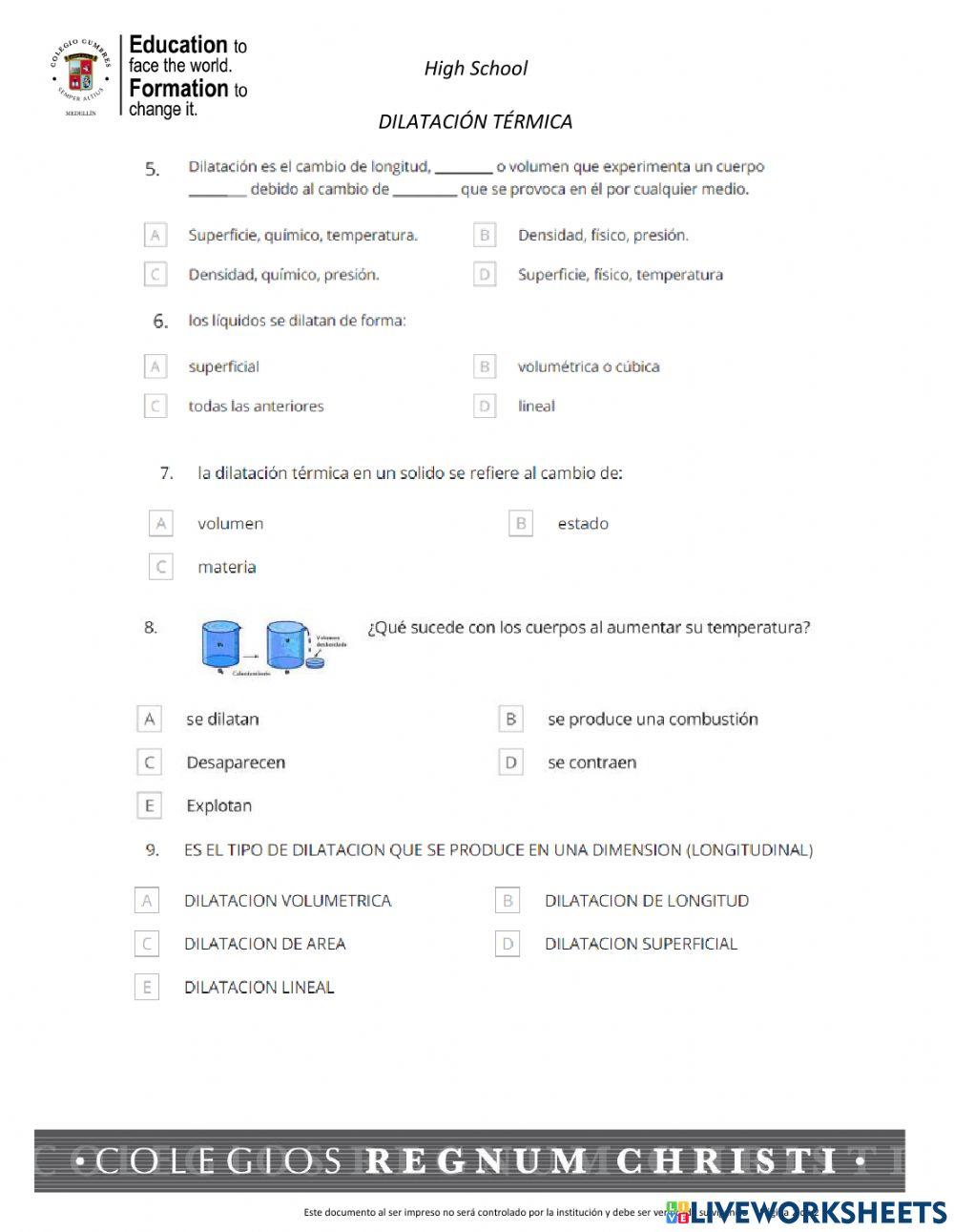 Dilatación Térmica