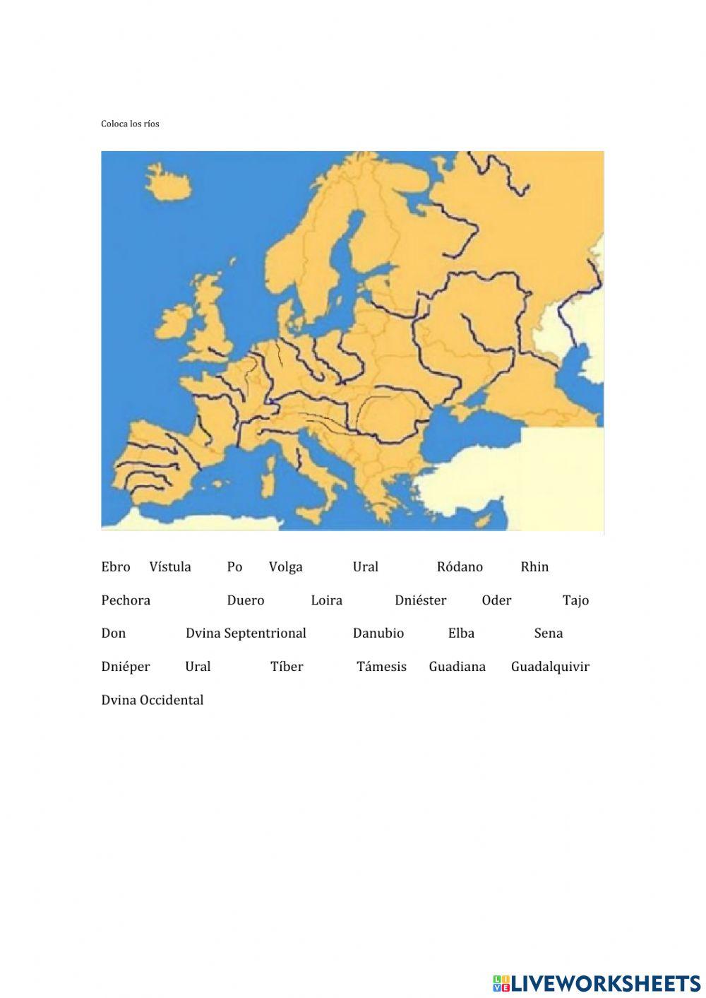 Relieve de Europa