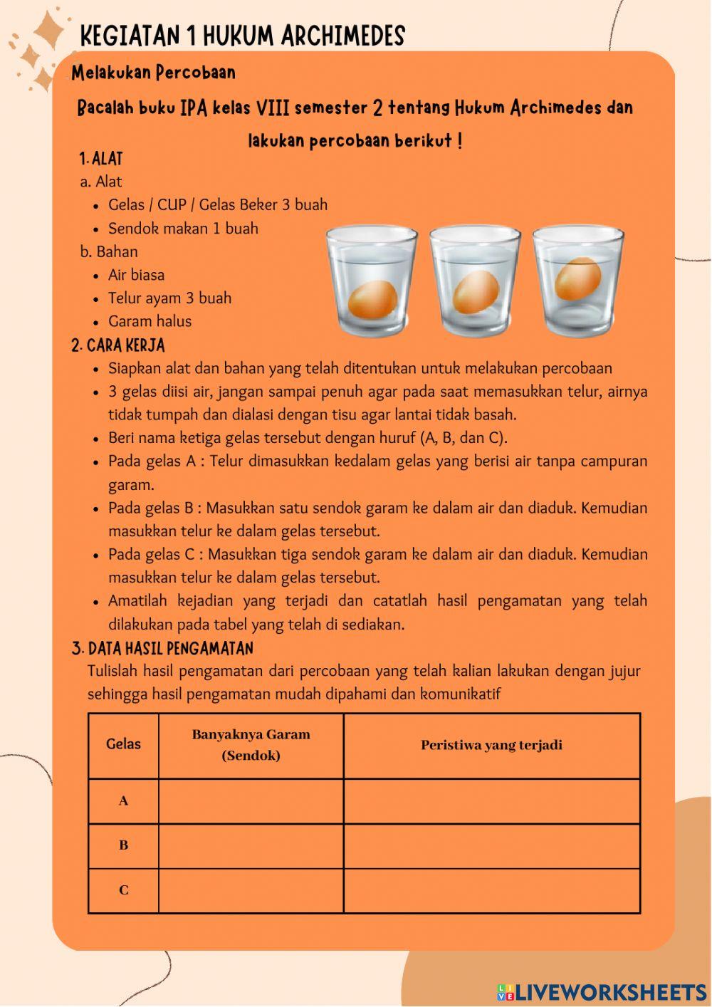 LKPD Tekanan Zat Cair