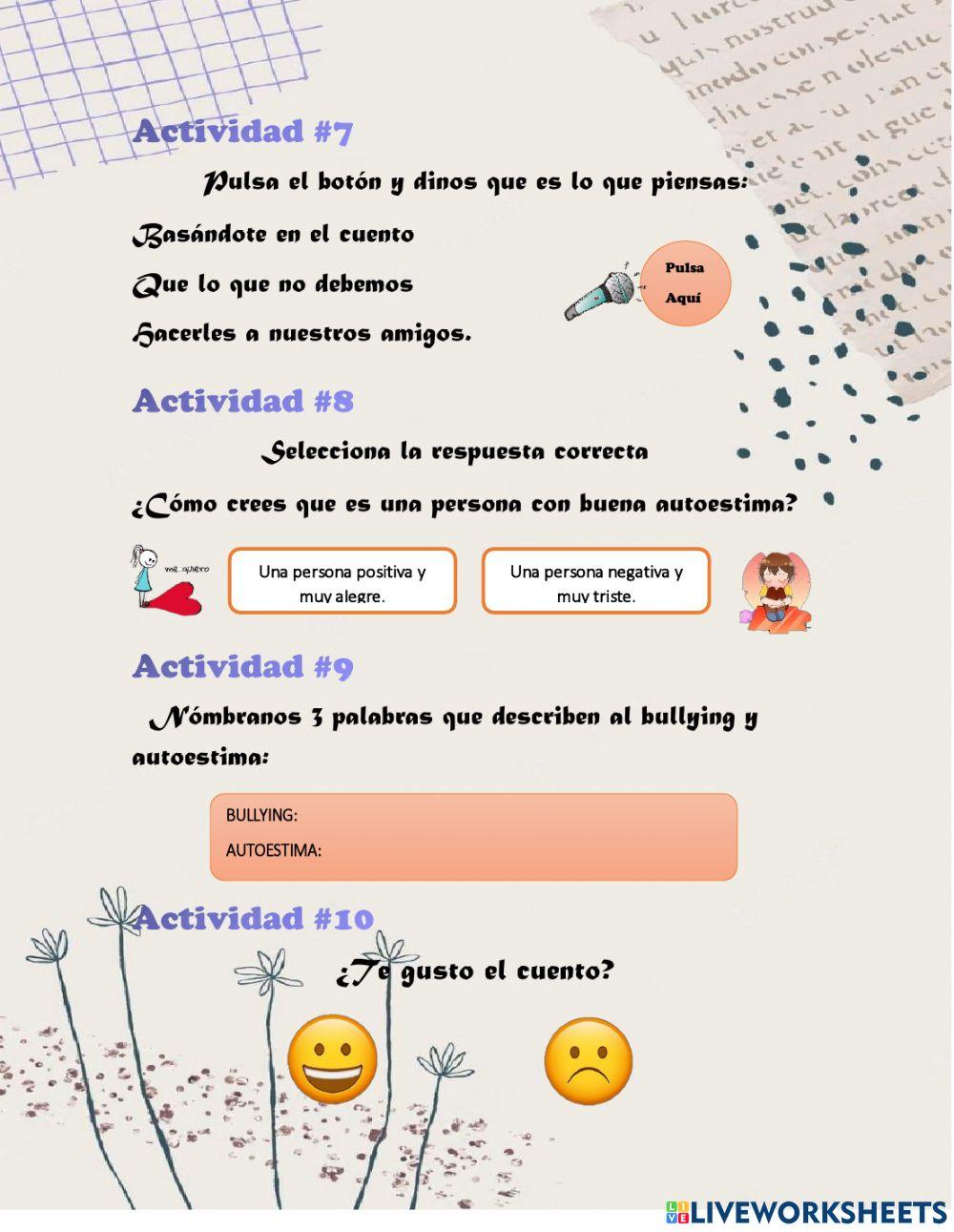 Bullying y autoestima