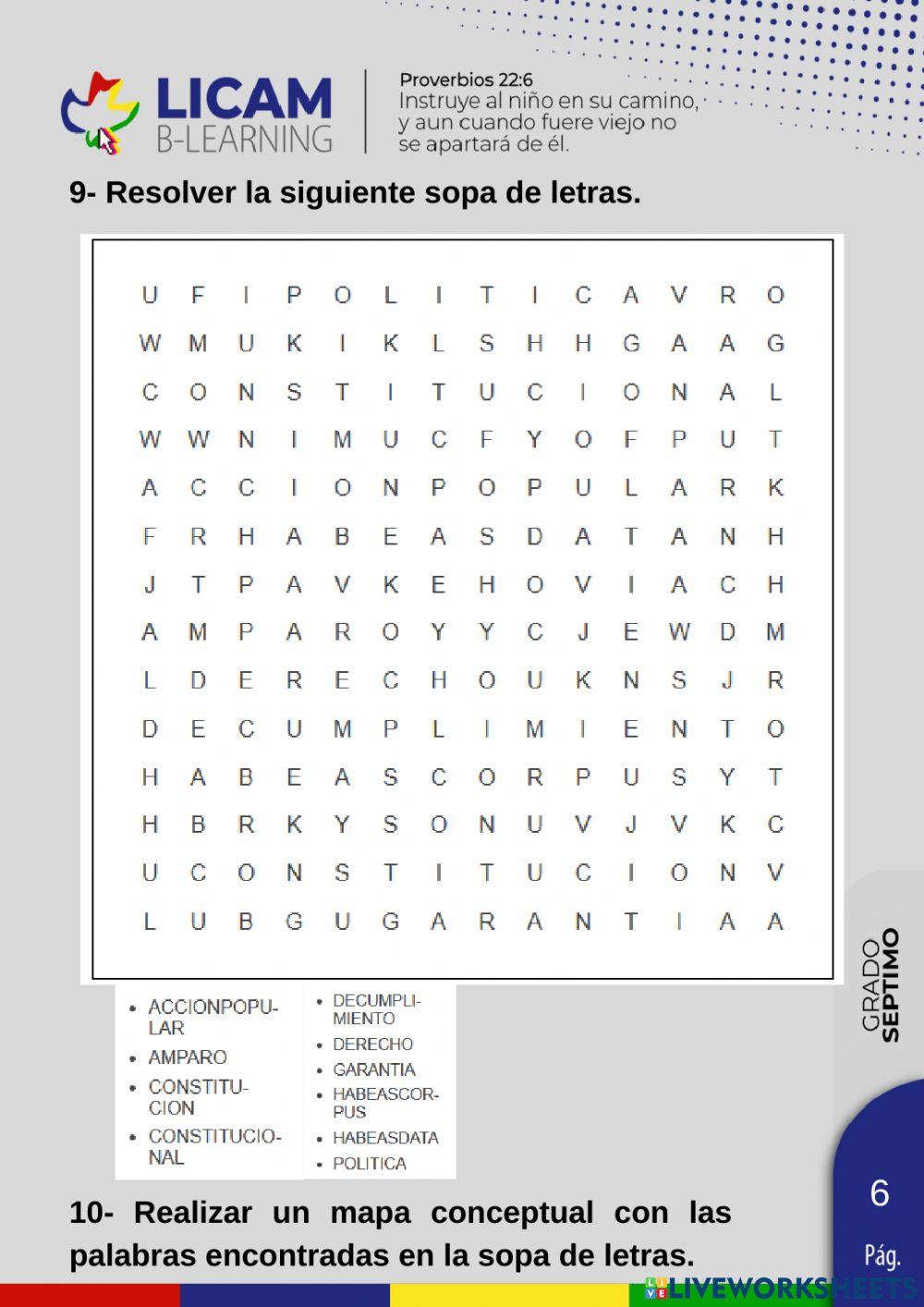 Garantías constitucionales.