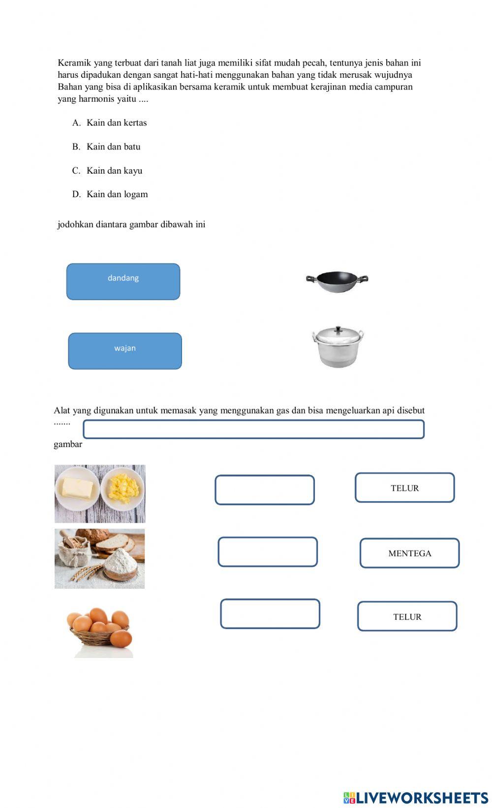 Pengenalan alat dapur