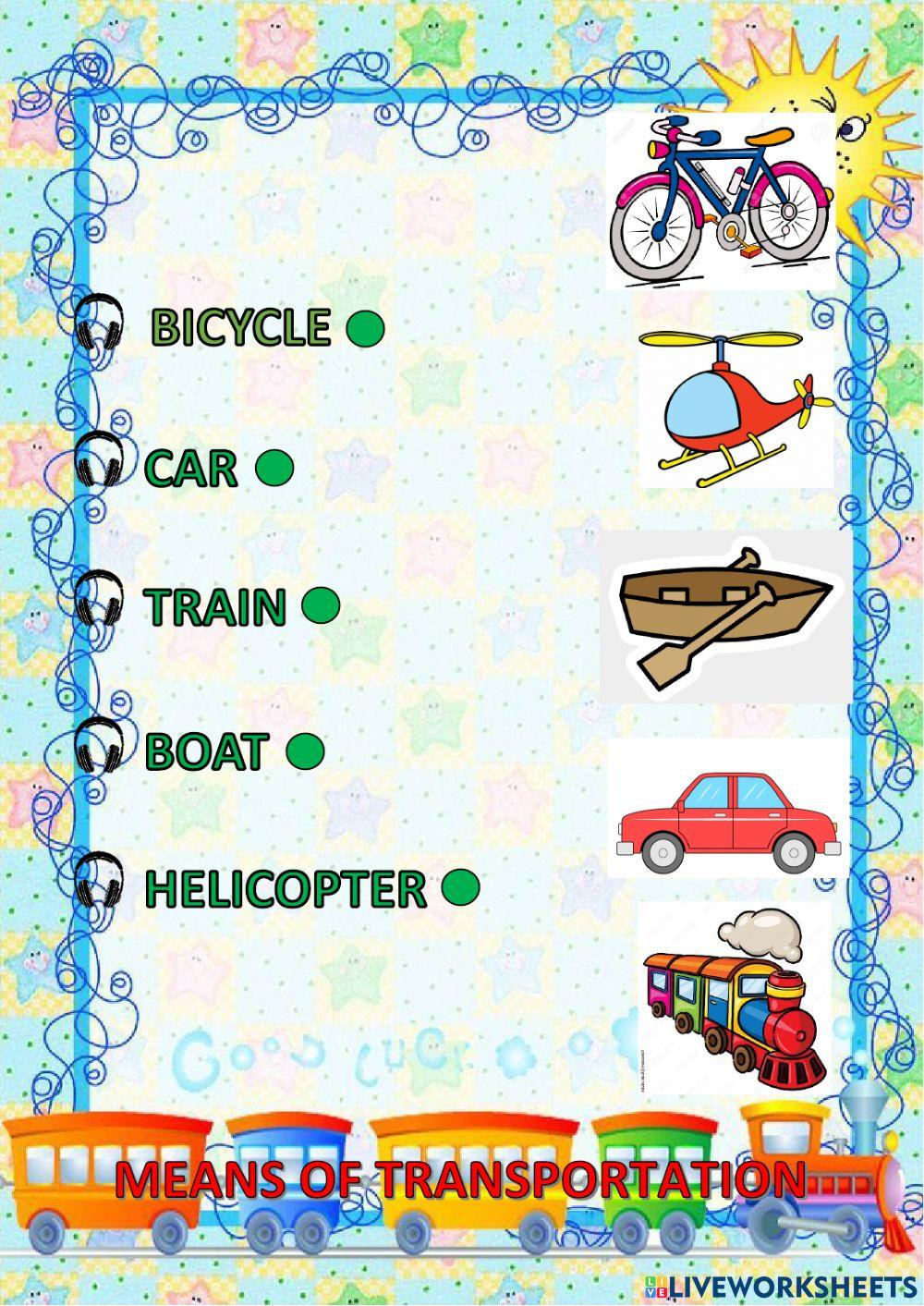 Means  of  transportation