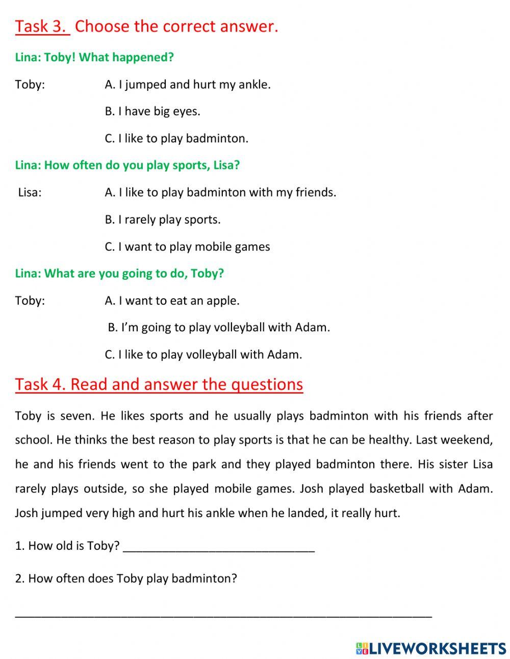 Smart start 5 - theme 5 - test